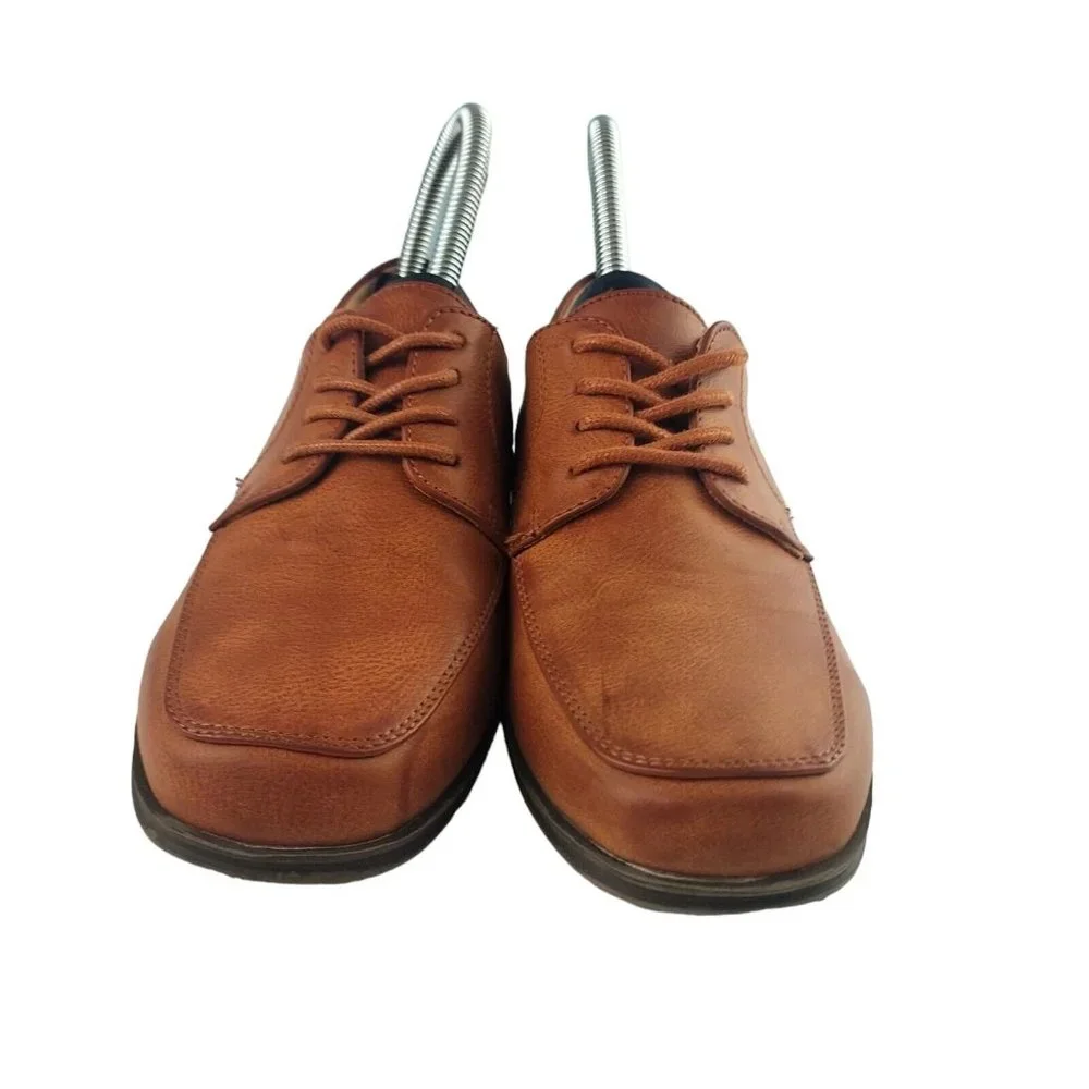 Kenneth Cole Reaction Kids Size 3 Brown Lace Up Square Toe‎ Oxford KCR181-144